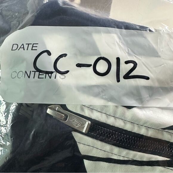 Nike newborn black and white‎ full zip onesie. - Picture 6 of 6